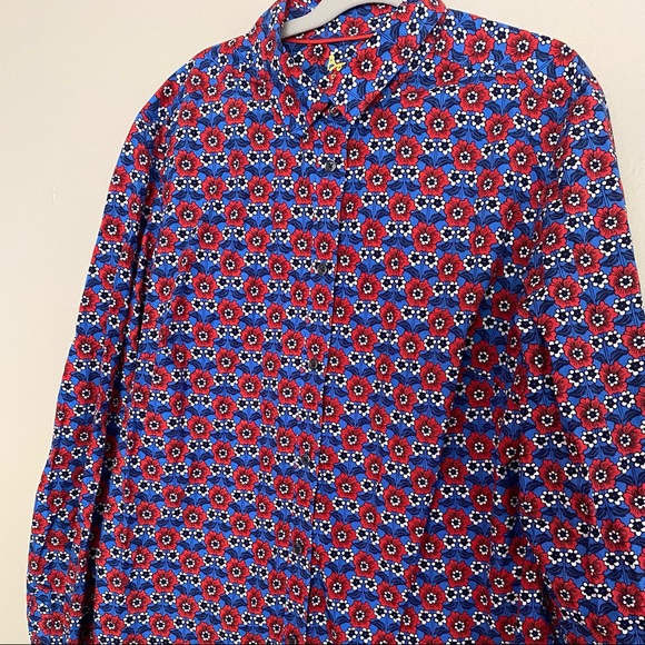 Boden Floral Print Classic Shirt - Picture 2 of 6